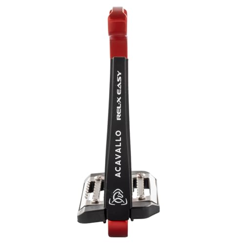 Acavallo Rel-X Easy Stirrups - color: Red