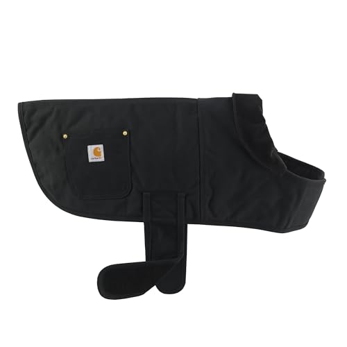 Carhartt Firm Duck Insulated Dog Chore Coat Black S - color: Black, size: Small
