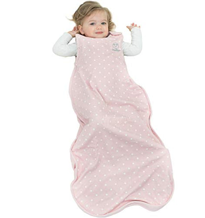 Woolino 4 Season Toddler Sleeping Bag, Merino Wool and Organic Cotton Toddler Sleep Bag Sack, 2-4 Years, Rose - color: Rose