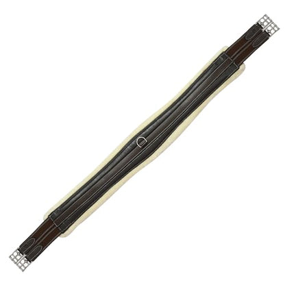 Henri de Rivel Pro Dressage Snap Girth - color: Havana, size: 56