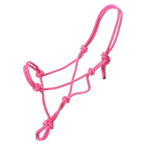 Tough1 Miniature Poly Rope Halter - color: Pink, size: Large