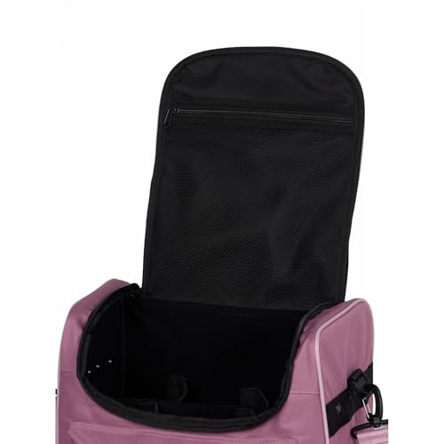 LeMieux Elite Pro Grooming Bag - Horse Grooming Bag - Strong Waterproof Denier Outer - Padded Adjustable Shoulder Strap - One Size - color: Mallow