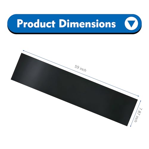 Car Windshield Tint Strip, 7.87" x 59" Matte Black Windshield Banner Sticker, Anti-Glare Sunproof Exterior Windscreen Protective Film, Cuttable to Fit Most Vehicles (Black #B) - color: Black #B