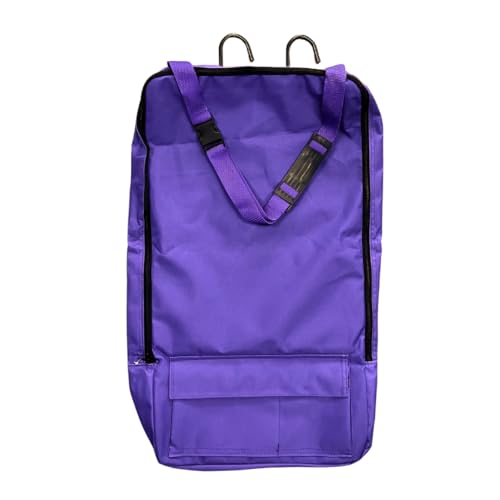 AJ Tack Deluxe Bridle Bag with Hooks, 600D Nylon, 16x30 Green