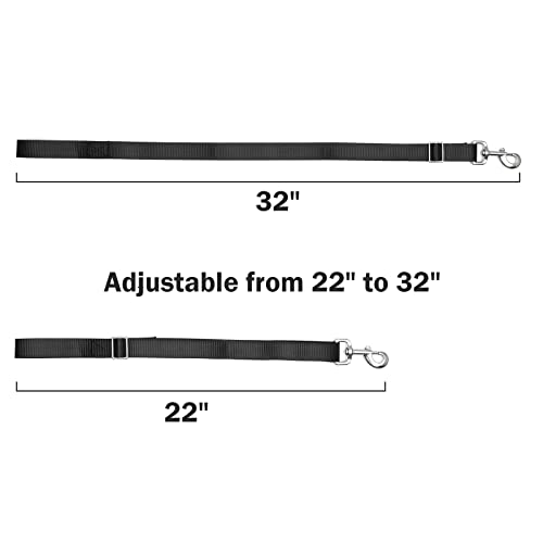 Rosemarie Horse Bucket Strap Hangers,Horse Suppliers Adjustable Nylon Straps up to 700 lbs for Hay Nets, Water Buckets,Hanging-Pratical and Easy Use(4 Pack), 1"x22"