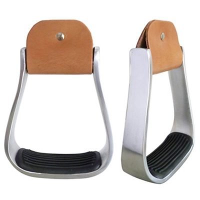 2" Western Aluminum Saddle Stirrups With Grip Rite Tread
