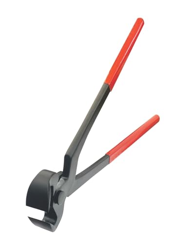 Professional 14" Hoof Nipper with PVC Covered Handle-Heavy-Duty Horse Farrier Tool for Precise Hoof Trimming,Hoof Maintenance,Shoe Removal,Equine Hoof Care–Ergonomic Design for Optimal Grip &Control