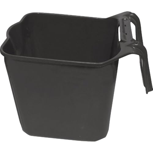 Tuff Stuff Products SQHBK 14 qt. Square Fence Hook Bucket44; Black