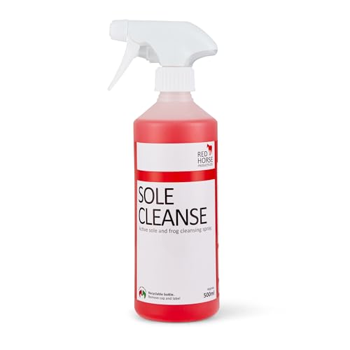 Sole Cleanse - Horse Hoof Thrush Spray (500ml) | Hoof Cleansing Spray | Hoof Sole & Frog Thrush Cleansing Spray | Natural Formulation | Non-caustic | Hoof Cleaner