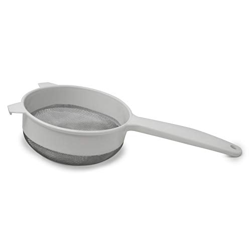 Norpro 2136 Stainless Steel Strainer, 6", White - size: 6"