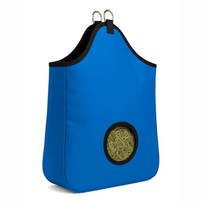 AJ Tack Hay Bag, 600D PVC Nylon, 2-Flake, 7 in Opening Black - color: Black