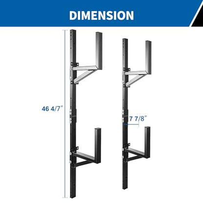 trailer ladder rack,Fit outer walls of open/enclosed cargo trailers
