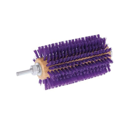 Weaver Leather Mini Roto Brush for Livestock, Wool/Hair Stimulating and Grooming Brush for Goat Sheep Cattle, Use with Drill, Coat Deshedding Tool