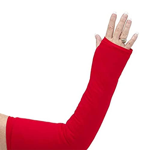 CastCoverz! Designer Arm Cast Cover - Real Red - Small Long: 18" length X 9" circumference - Removable and Washable - Made in USA - color: Real Red, size: Small (Pack of 1)
