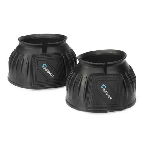 ARMA Over Reach Horse Bell Boots - color: Black
