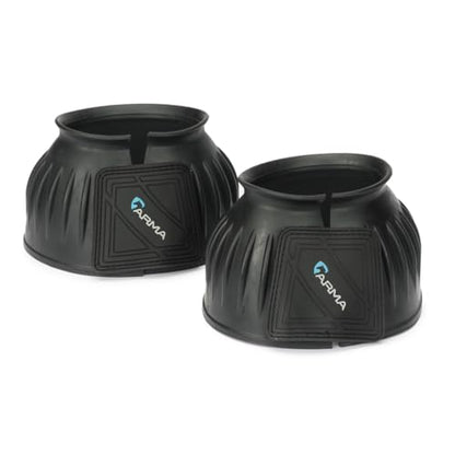 ARMA Over Reach Horse Bell Boots - color: Black