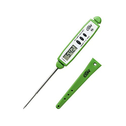 CDN ProAccurate® Instant Read Digital Pocket Thermometer with 2.75" Stainless Steel Tip for Accurate Temperature Measurement, Green (DT450X-G) - color: Green