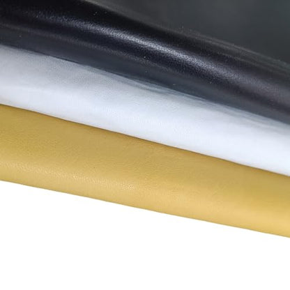 Sheep Skin, 0.7-1.0mm Thick, for Gloves, Clothing, Leather Sheets for Crafts and Arts (Black 10-11 Square feet) - color: Black 10-11 square feet