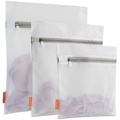 Polecasa Mesh Laundry Bags 3 Pack (Large, Medium, Small) - size: 1 Large, 1 Medium, 1 Small