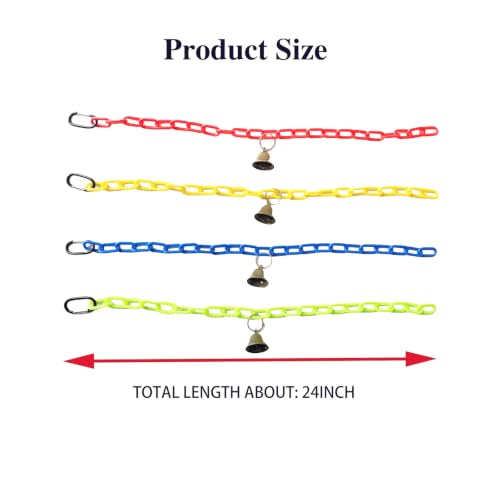 Goat Collar Breakaway Chain for Sheep Plastic Chain with Quick Release Link | plastic safety chain with quick release links for goats