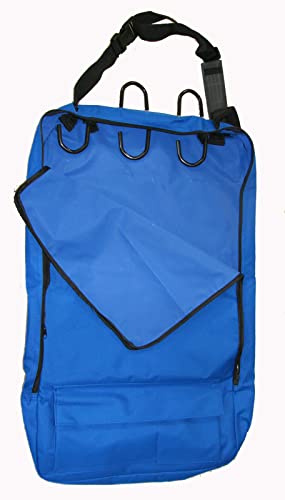 AJ Tack Deluxe Bridle Bag with Hooks, 600D Nylon, 16x30 Green