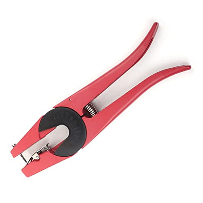 Generic Livestock Ear Tag Plier Applicator Tool Heavy Duty Alloy Ergonomic Anti Slip Handle with Spare Pin for Pig Cow Cattle Sheep Goat Farm Animals