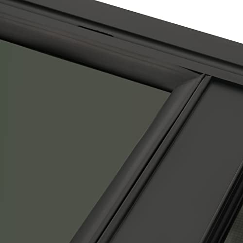 42" W x 12" H RV Window Horizontal RV Windows Privacy RV Replacement Window Stable Sliding Windows Black Universal Rectangular RV Windows With Trim Ring for Teardrop Cargo Horse Trailer Marine Camper - color: 42" W x 12" H