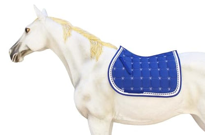 Horse Quilted ENGLISH SADDLE PAD Trail Contoured 72Contoured