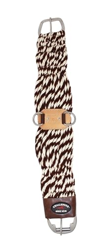 Horse Western 27 Strand Double Weave Two-Tone Mohair Straight Cinch 97RT06 - size: 28"