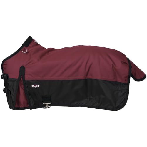 Tough 1 Polar 600D Waterproof Poly Foal Blanket - color: Burgundy, size: Small