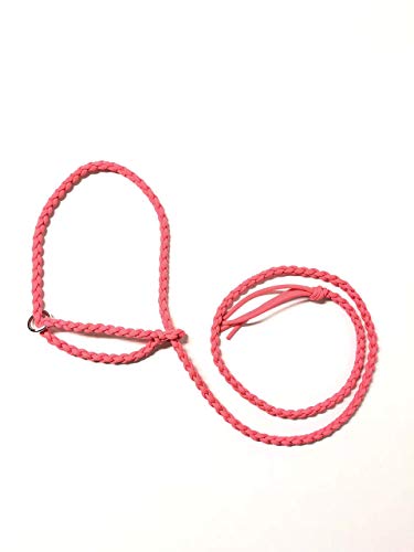 adustable goat halter and lead think pink sheep halter small livestock halter
