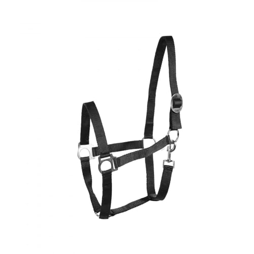 HORZE Basic Nylon Adjustable Horse Halter - size: Shetland