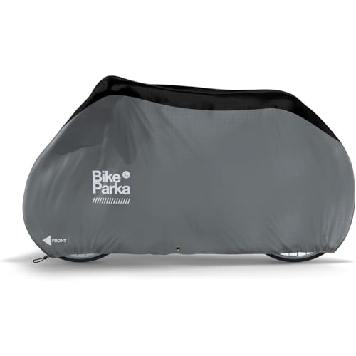 BikeParka XL Waterproof Bicycle Cover - PAVEMENT Grey - color: Pavement Grey