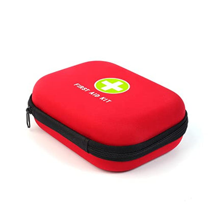 First Aid Hard Case Empty, First Aid Hard Case First Aid EVA Hard Red Medical Bag for Home Health First Emergency Responder Camping Outdoors (Red) - color: Red