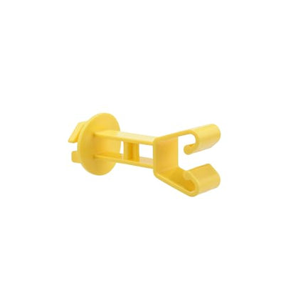 Electric Farm Fence Wire Insulators, U Post Extended, Yellow, 50 - color: yellow, size: 50
