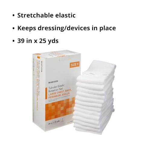 McKesson Tubular Elastic Retainer Net Dressing, Large, 39 in x 25 yd, 1 ct - size: Size 9 1 Count