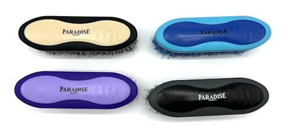 Large Horse Grooming Dandy Brush (Grey - Long Bristles) - color: Grey - Long Bristles