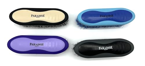 Large Horse Grooming Dandy Brush (Grey - Short Bristles) - color: Grey - Short Bristles