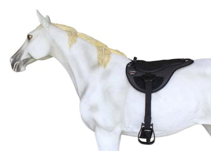 CHALLENGER Horse Saddle PAD Horse Western Lightweight Breathable Neoprene Bareback 39TS03 - color: Black