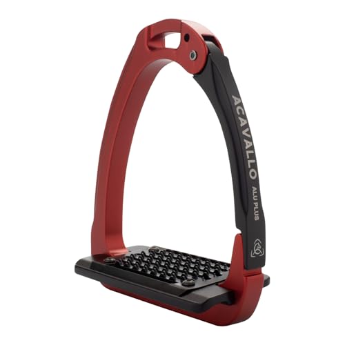 Acavallo Arena Aluplus 2.0 Stirrups - color: Crimson Red