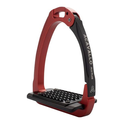 Acavallo Arena Aluplus 2.0 Stirrups - color: Crimson Red
