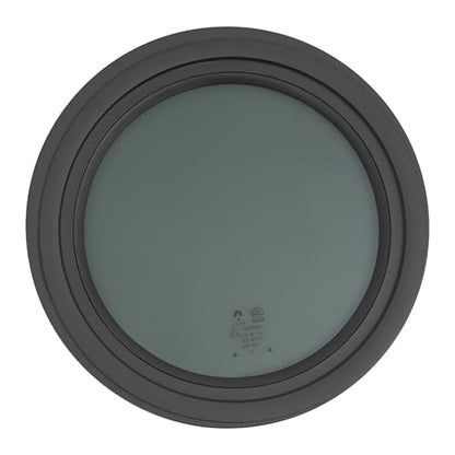 Round Fixed RV Window 12" Round Tinted RV Window, Round RV Windows for Camper, Caravan, Motorhome, Fits 0.12-0.24 In and 2.13 In Wall Thickness