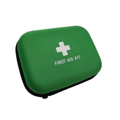 First Aid Hard Case Empty, First Aid Hard Case First Aid EVA Hard Red Medical Bag for Home Health First Emergency Responder Camping Outdoors (Green) - color: Green
