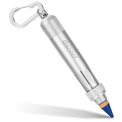 Aluminum Lumber Crayon Holder, 1/2 in Crayons, Silver 1 Pack - color: Silver