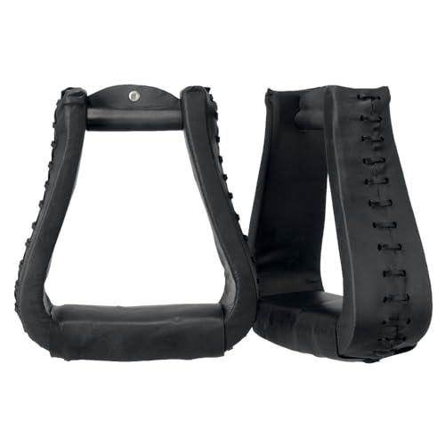Tough 1 Royal King Oversized Western Stirrups - color: Black