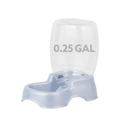 Petmate Pet Cafe Water Dispenser, XS, 0.25 GAL, Pearl Ash Blue, 7.3in - color: Pearl Ash Blue, size: 0.25 GAL