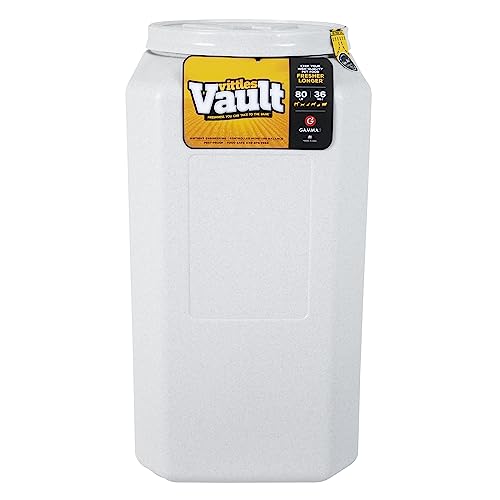 Gamma2 Vittles Vault Pet Food Storage Containers - Sealed Dog and Cat Food Storage Container, Fits up to 80lbs, Made in the USA - [14" L x 28" H] - size: 80 Pounds