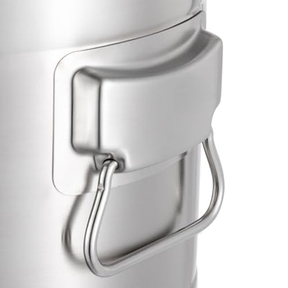 15L/3.96Gal Milk Can with Faucet, Stainless Steel Milk Can with Lid Milk Jug Milk Transport Container Wine Pail Bucket Bottle Stainless Steel Milk Bucket with Sealed Lid for Grain Wine Liquid