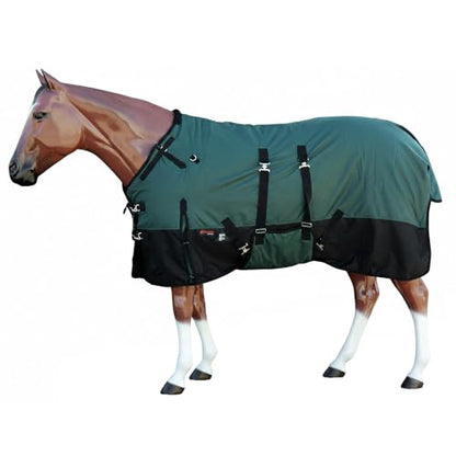HILASON 69In Hunter Green Waterproof Winter Horse Blanket 600D - size: 69 In