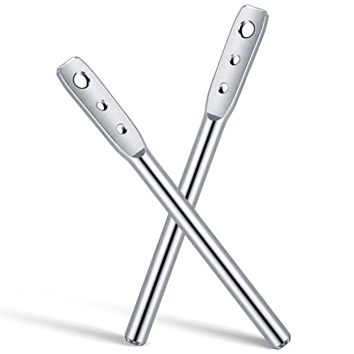 2 Pack 3 Hole Wire Twister Multi-Functional Bender High-tensile Wire Tool Twisting Tool Fencing Tool for Fixing Fence Wire and Wire Clip